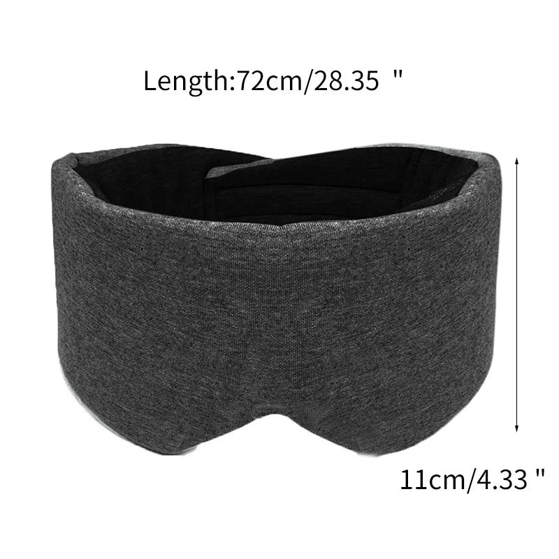 100% Handmade Cotton Sleep Mask Blackout for Side Sleeper,Soft Portable Blackout Eye Covers for Women Men Travel Eyepatch