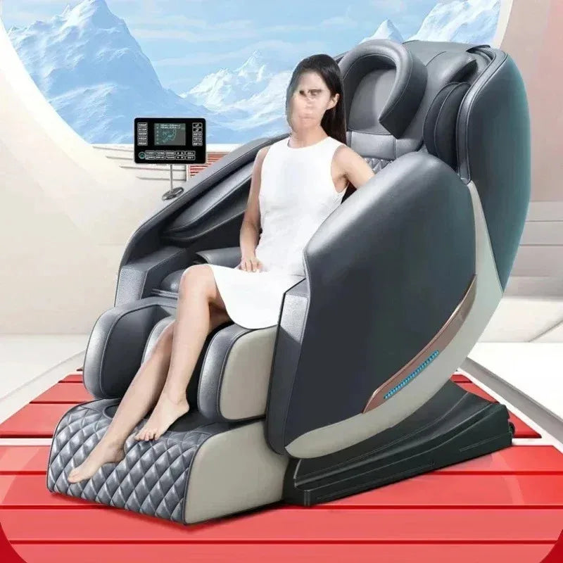 Massage Chair Recliner Electric Sofa Bed - Tibetan Blue Tidesmit Massage Chairs Tidesmit