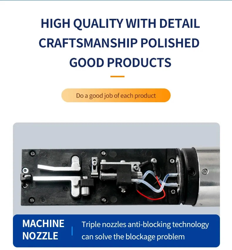 Inkjet printer print-head nozzle assembly with anti-blocking technology and wires