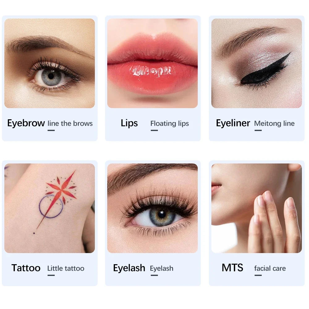 Permanent Makeup Machine for Microblading & Eyeliner - Silver/Pink Permanent Makeup Machines Tidesmit