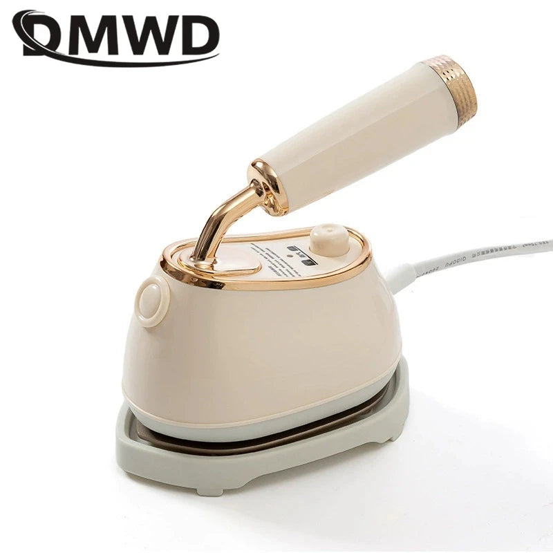Tidesmit mini steam iron for dry and wet ironing, portable handheld garment steamer for travel and clothes wrinkles.