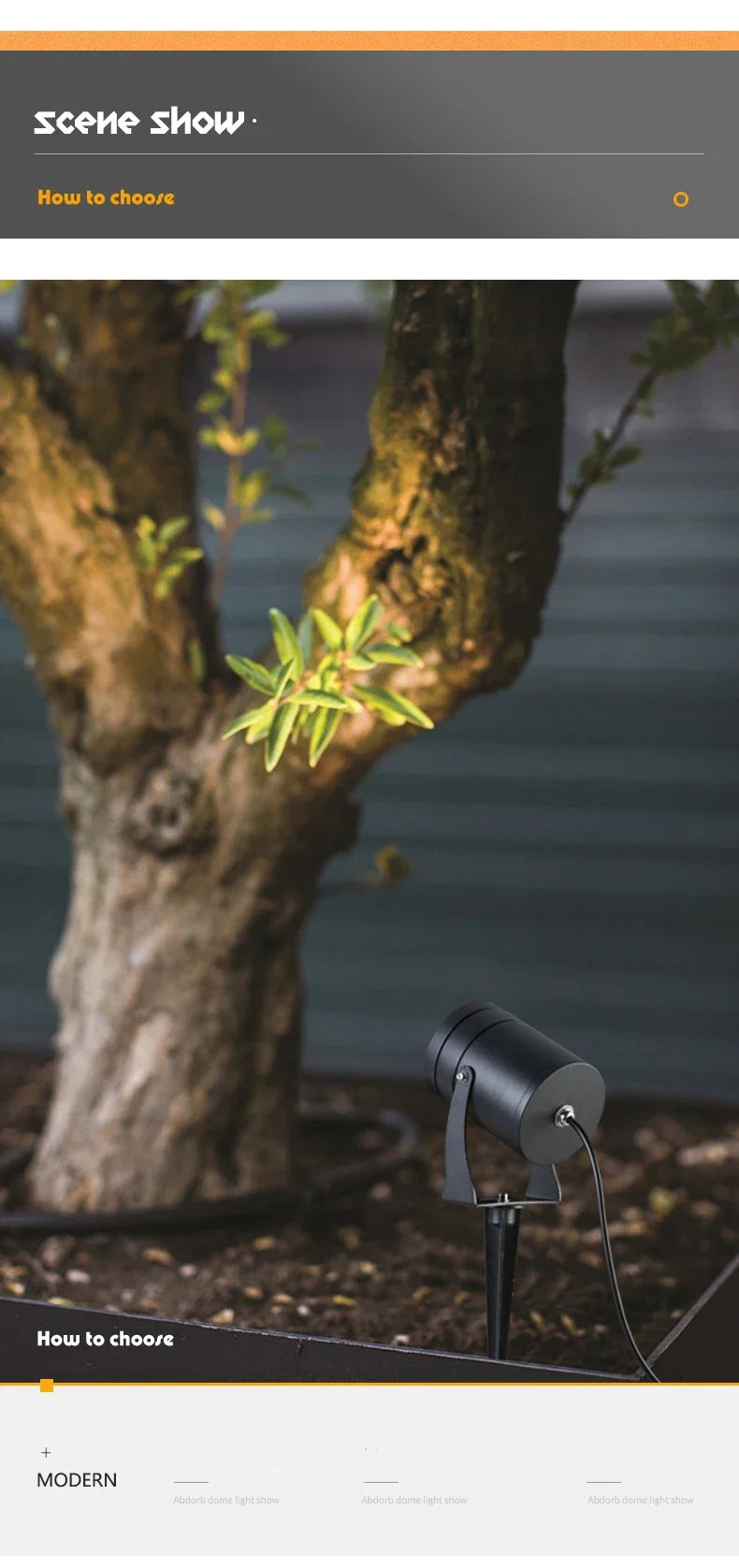 Waterproof Dimmable Outdoor LED Garden Lighting Spike Lawn Lamp Path Spotlights 5W 7W 10W 15W AC220V DC12V 24V for Garden