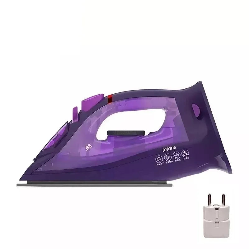 Tidesmit Lofans YD-012V cordless steam iron with 280ml tank showing rapid 35s heat-up and steam control features