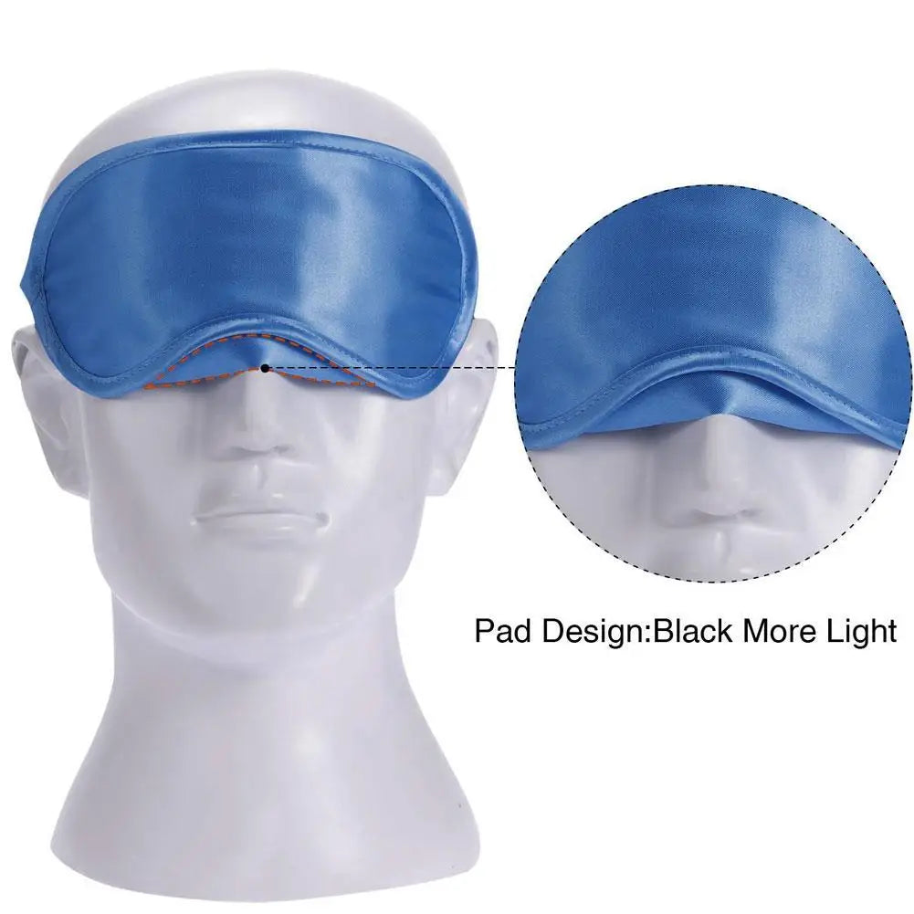 Imitated Silk Eye Patch Shading Sleep Eye Mask Eye Patch Lunch Break Sleep Eye Mask Travel Relax Eyeshade Cover 1/2/3/5/10pcs
