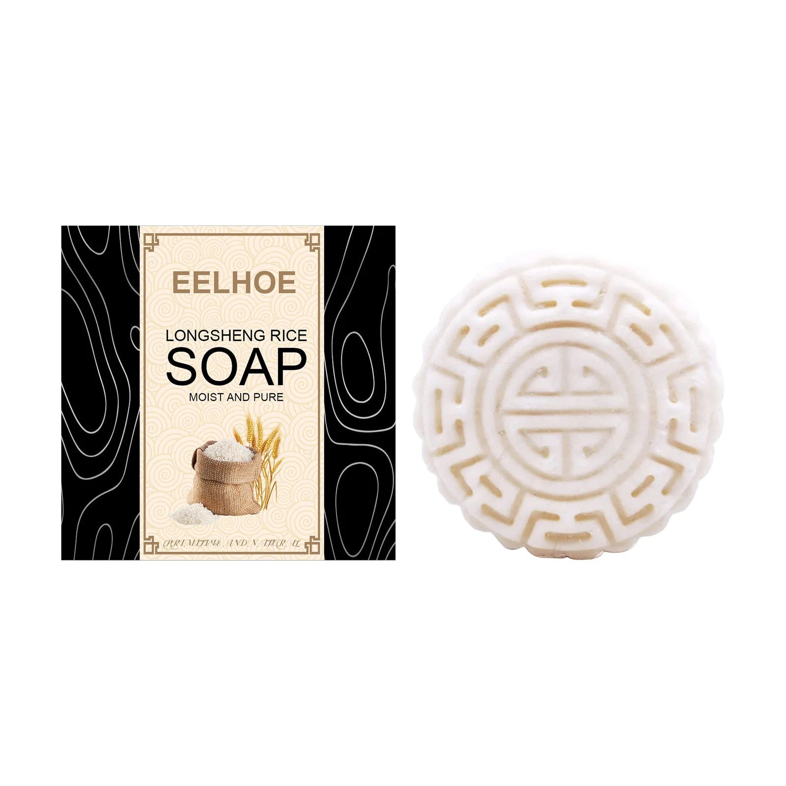 Rice Water Shampoo Soap Solid Hair Growth Shampoo Bar Hair Regrow Shampoo Bar Drop Shipping