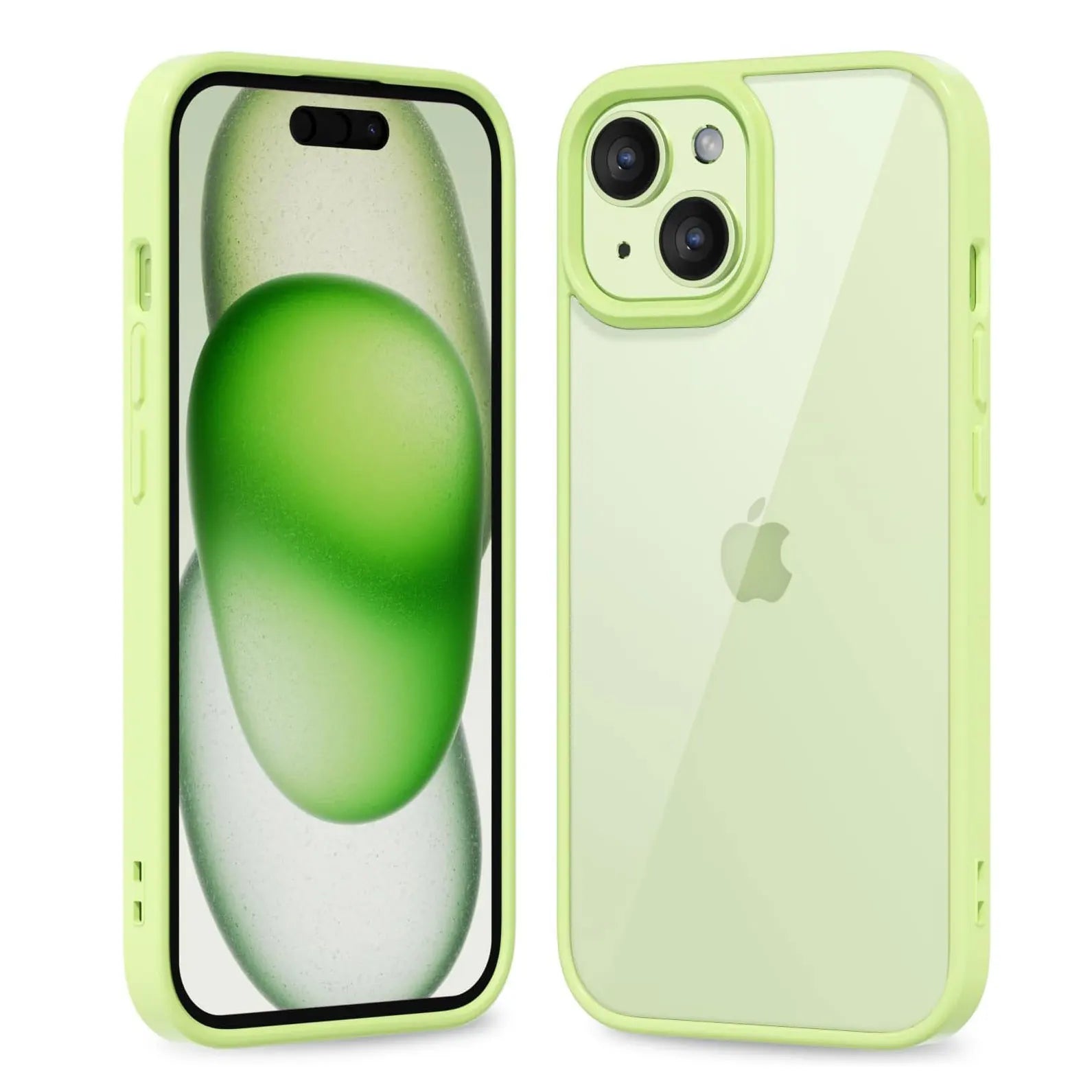 iPhone 16 Shockproof Transparent Case - Durable Military-Grade Protection Green Tidesmit