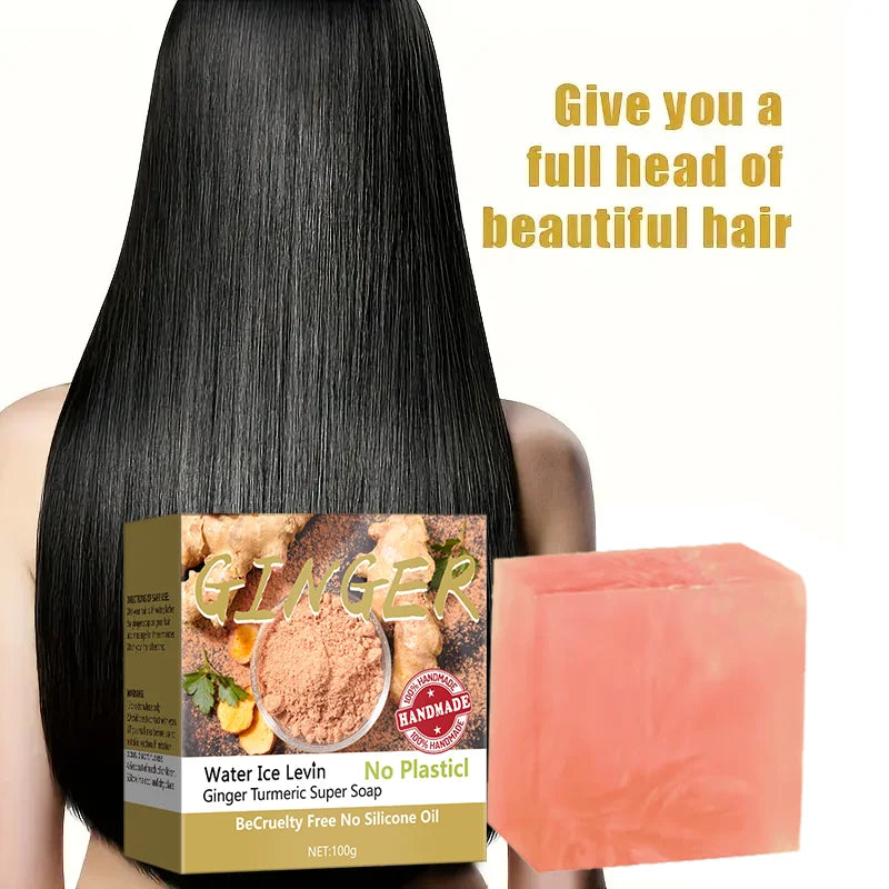 Turmeric Super Soap Shampoo Cold Process Soap Shampoo Shampoo Bar Pure Plant Shampoo Shampoo Hair Treatment