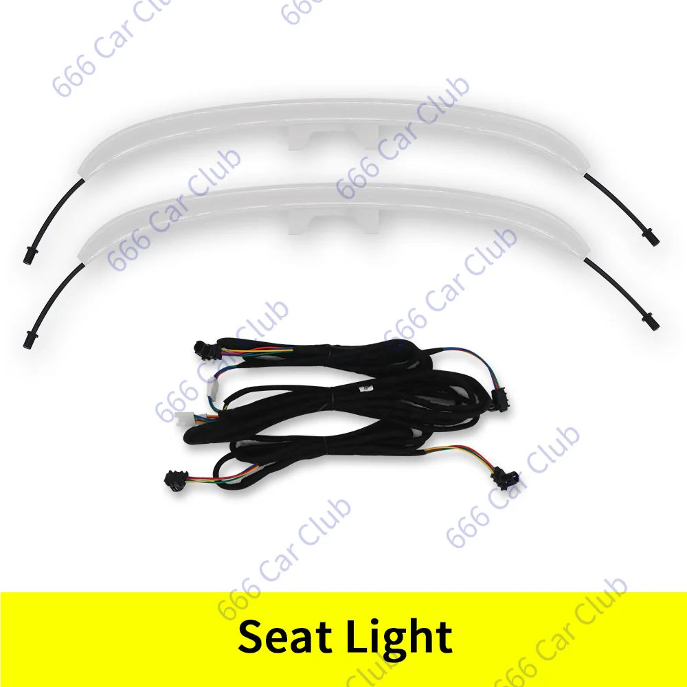 Mercedes Benz Ambient Lighting Kit 64 Color RGB LED Interior Air Seat light CN Tidesmit