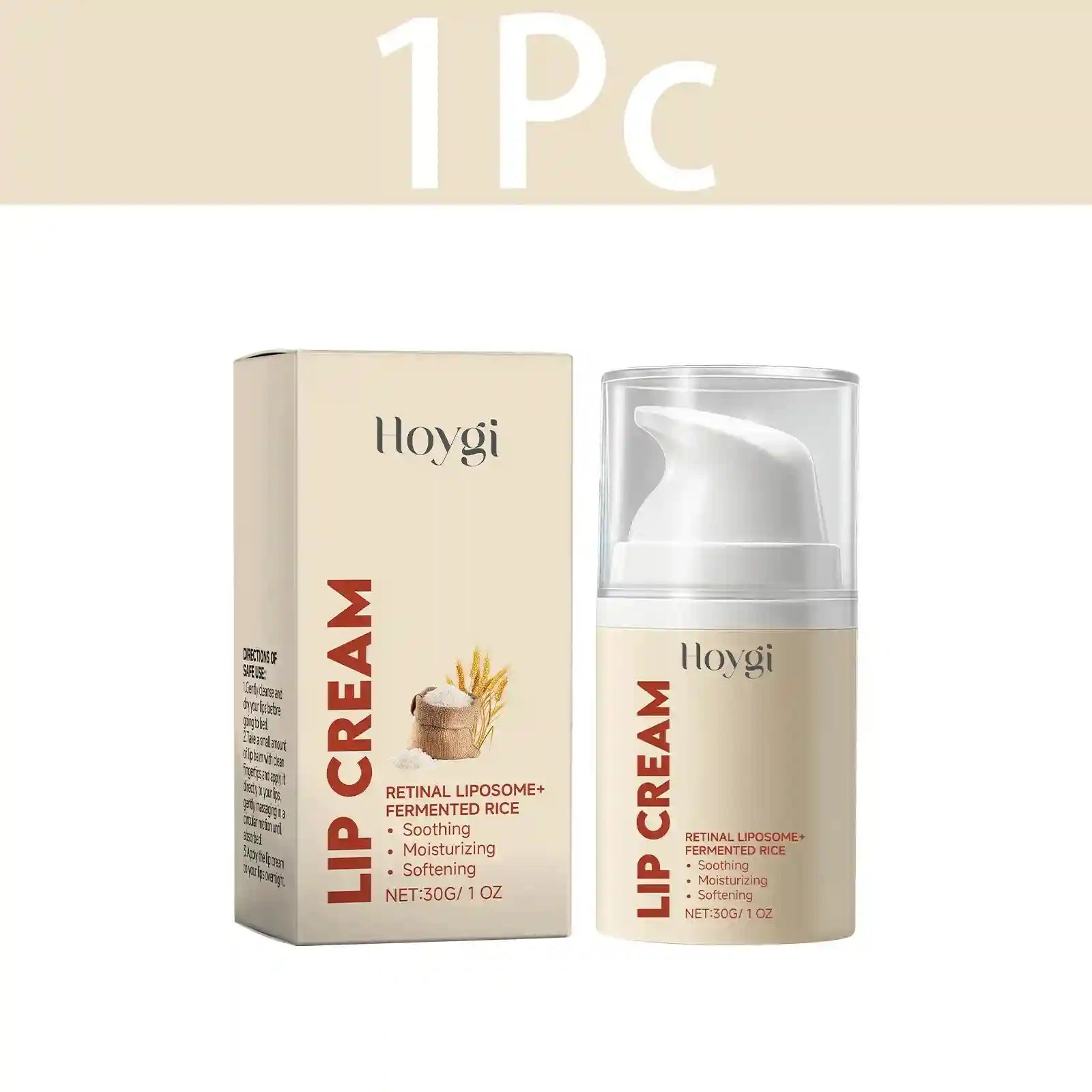 Lip Balm for Dry Cracked Lips - Deep Hydration Repair Kit by Tidesmit Lip Care 1PCS Tidesmit