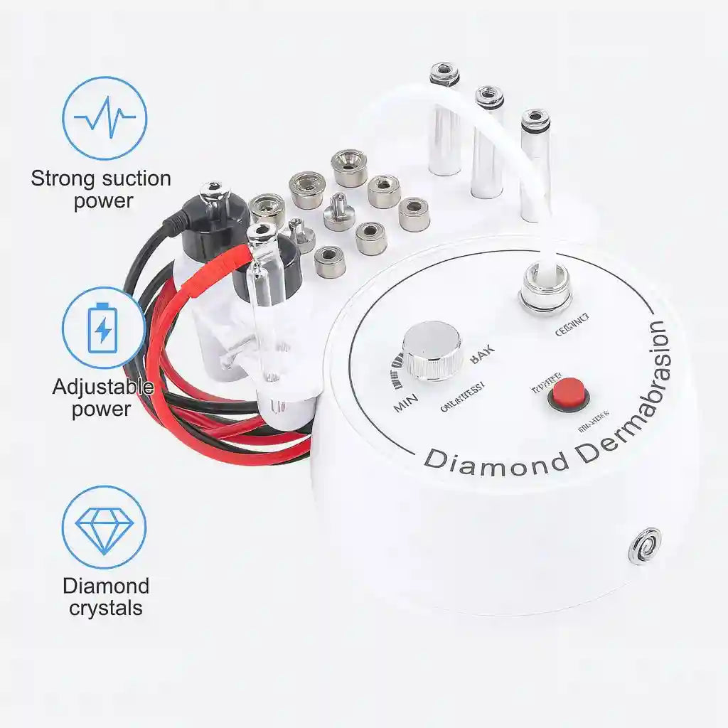 Diamond Microdermabrasion Machine: Professional Facial Exfoliation Tool Eye Massage Instrument Tidesmit