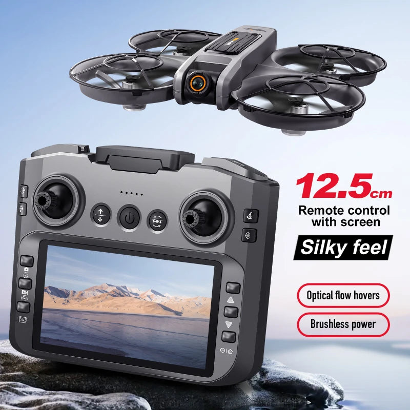 4K Camera Drone with Dual Lens and Brushless Motor - S156 Foldable Tidesmit