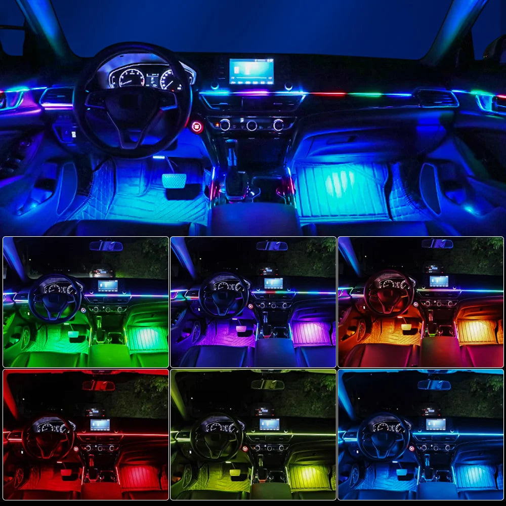 Car Ambient Lighting RGB LED Symphony Atmosphere Lamp by Tidesmit Tidesmit