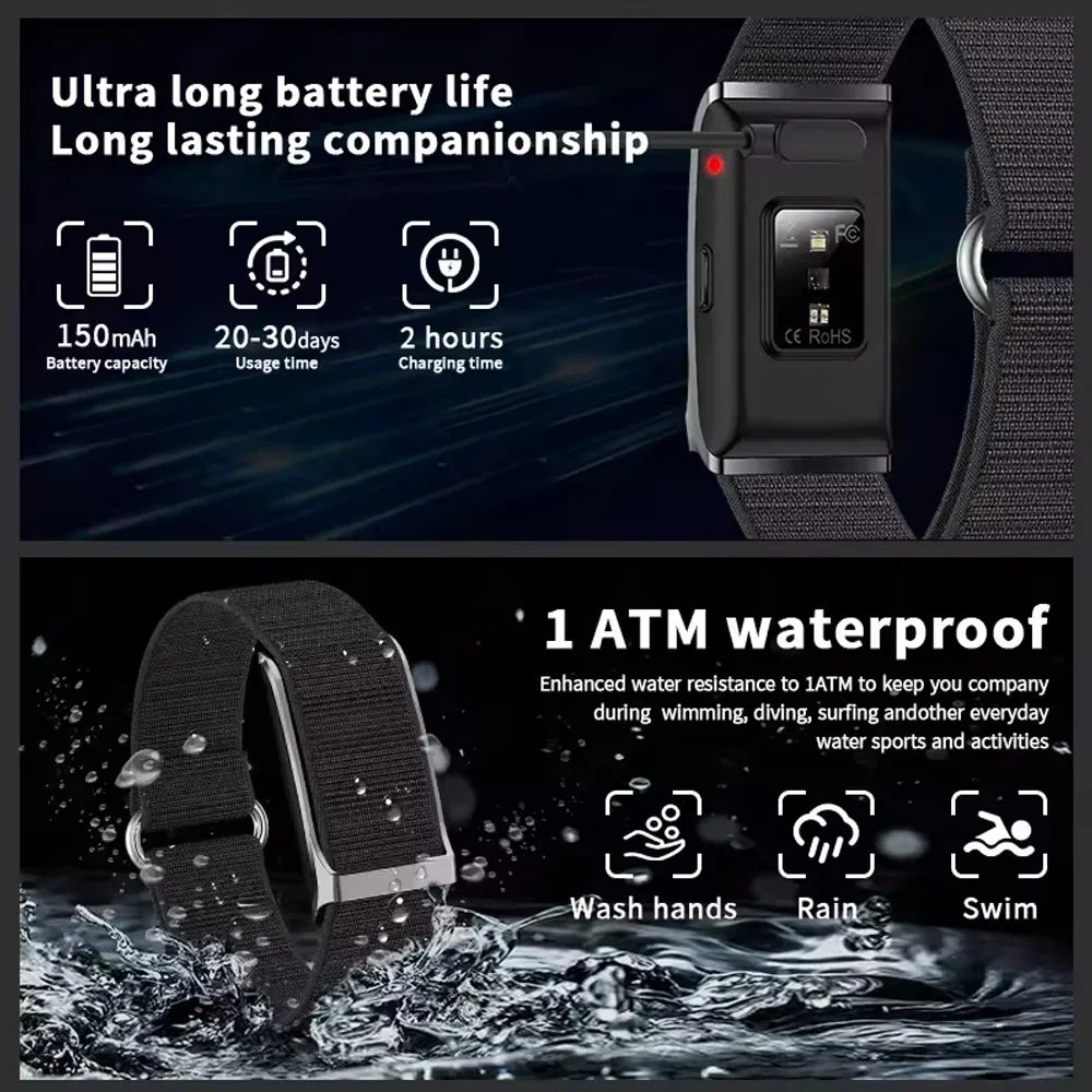 ZH Digital Smart Watch Men Women Fitness Smart Bracelet Sports Band Heart Rate Blood Pressure Monitor Multifunction Watches