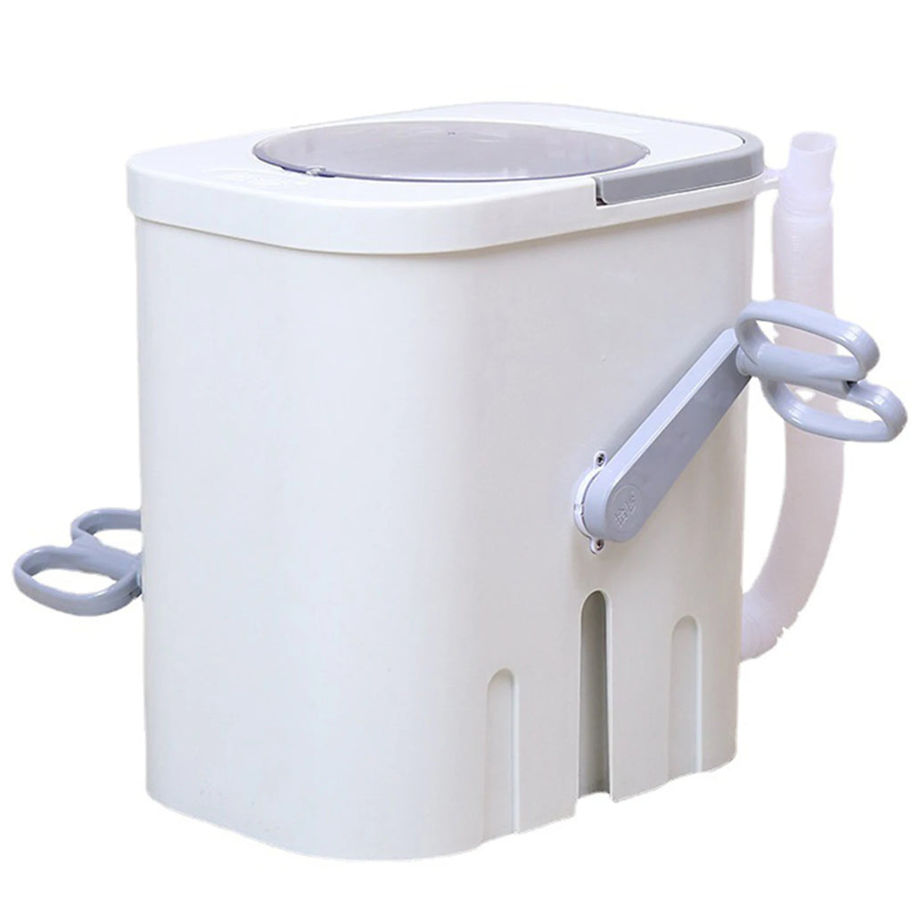 Tidesmit portable manual clothes washer with drain hose for RV, camping, and small apartment laundry