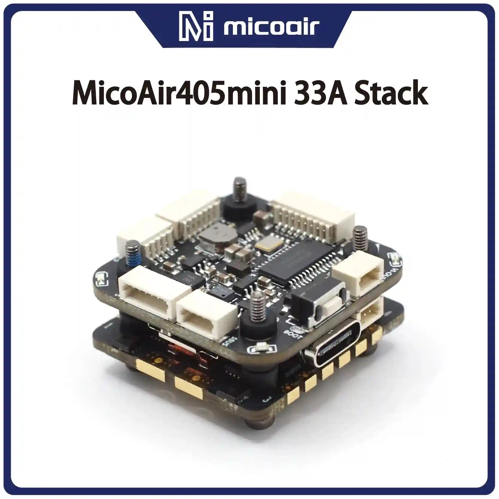 FPV Racing Drone Flight Stack 20x20 30A 4in1 ESC - Reliable Power Flight Stack Tidesmit