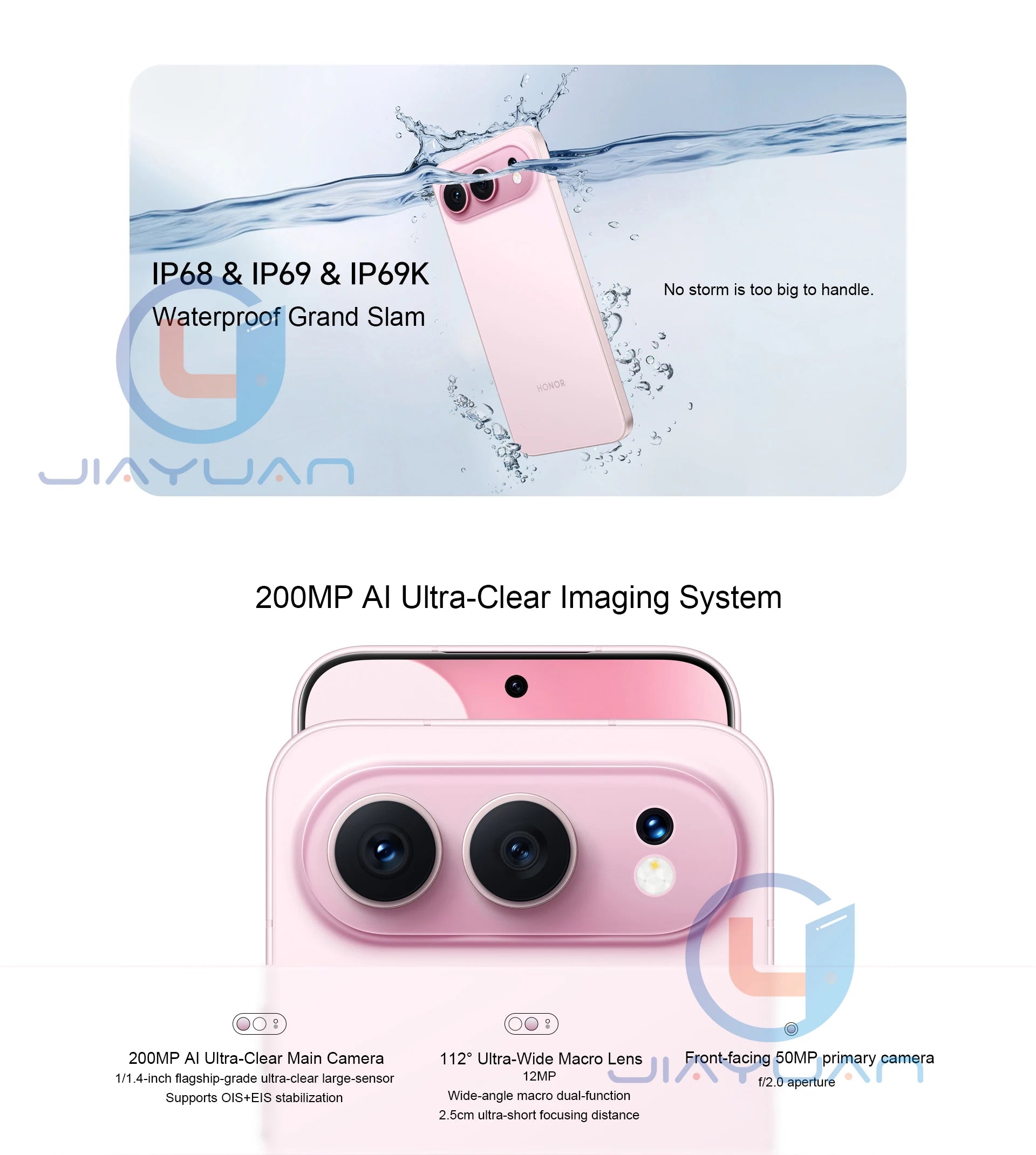 Original HONOR 500 5G Mobile Phone  6.55" 120Hz Display MagicOS 10 Snapdragon 8s Gen 4 Camera 200MP Battery 8000mAh Smartphone