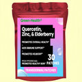 Quercetin Transdermal Patches Elderberry Zinc Immune Support 30 Patches For One Month Supply Health And Beauty Supplement