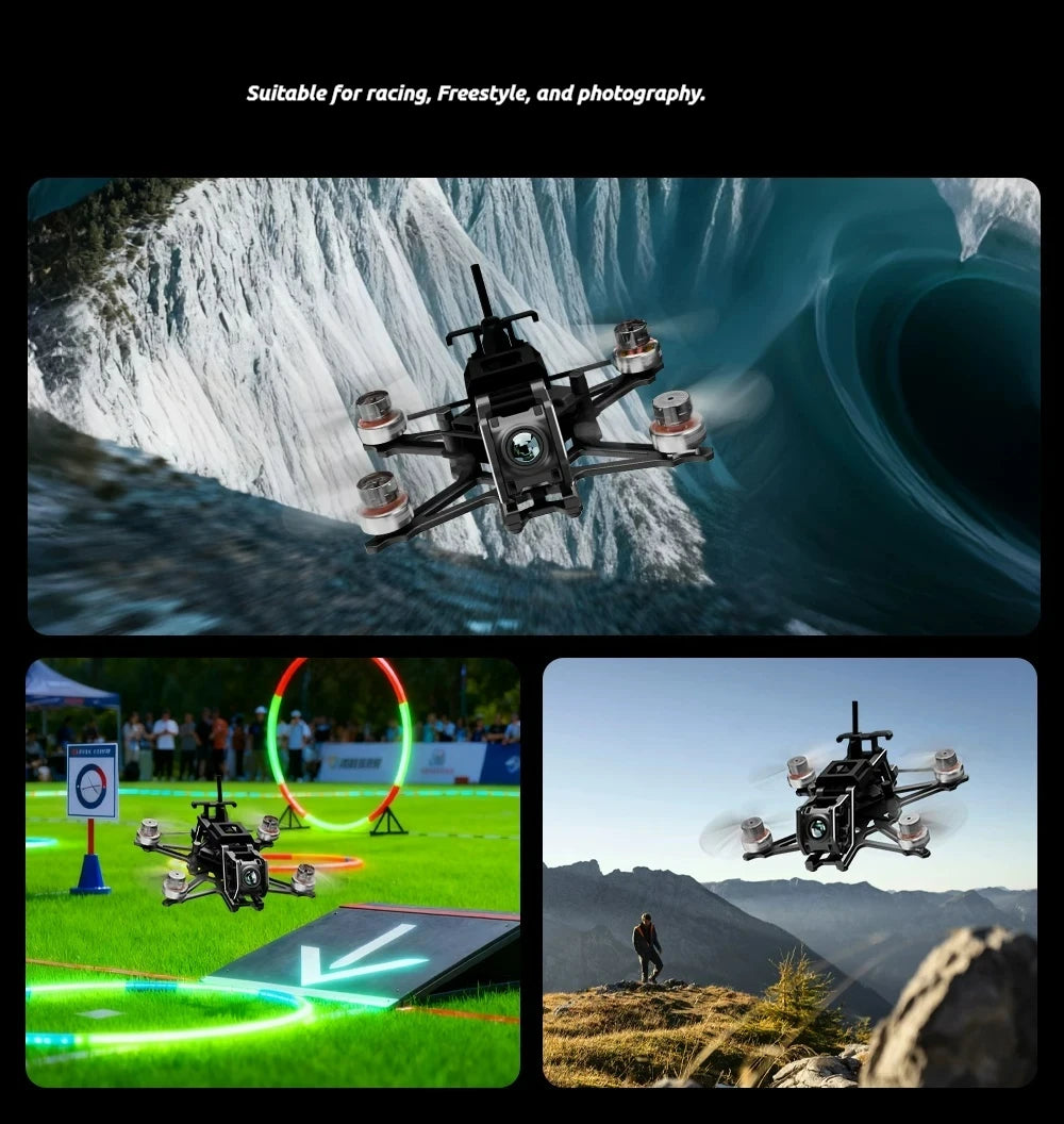 Draknight O4 4K Micro FPV Drone - 2 Inch Freestyle Quadcopter Tidesmit