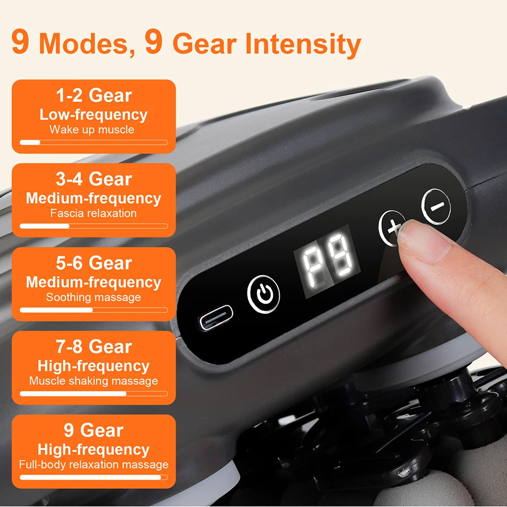 Deep Tissue Electric Massager - Professional Muscle Recovery Device Body Shaping Massage Equipment Tidesmit