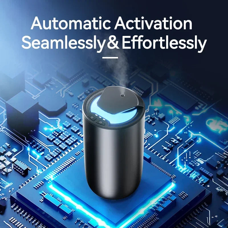 Portable Car Fragrance Diffuser Wireless Aroma Oil Diffuser USB Charge Essential Oil Diffuser 2000MAH Waterless Machine Travel