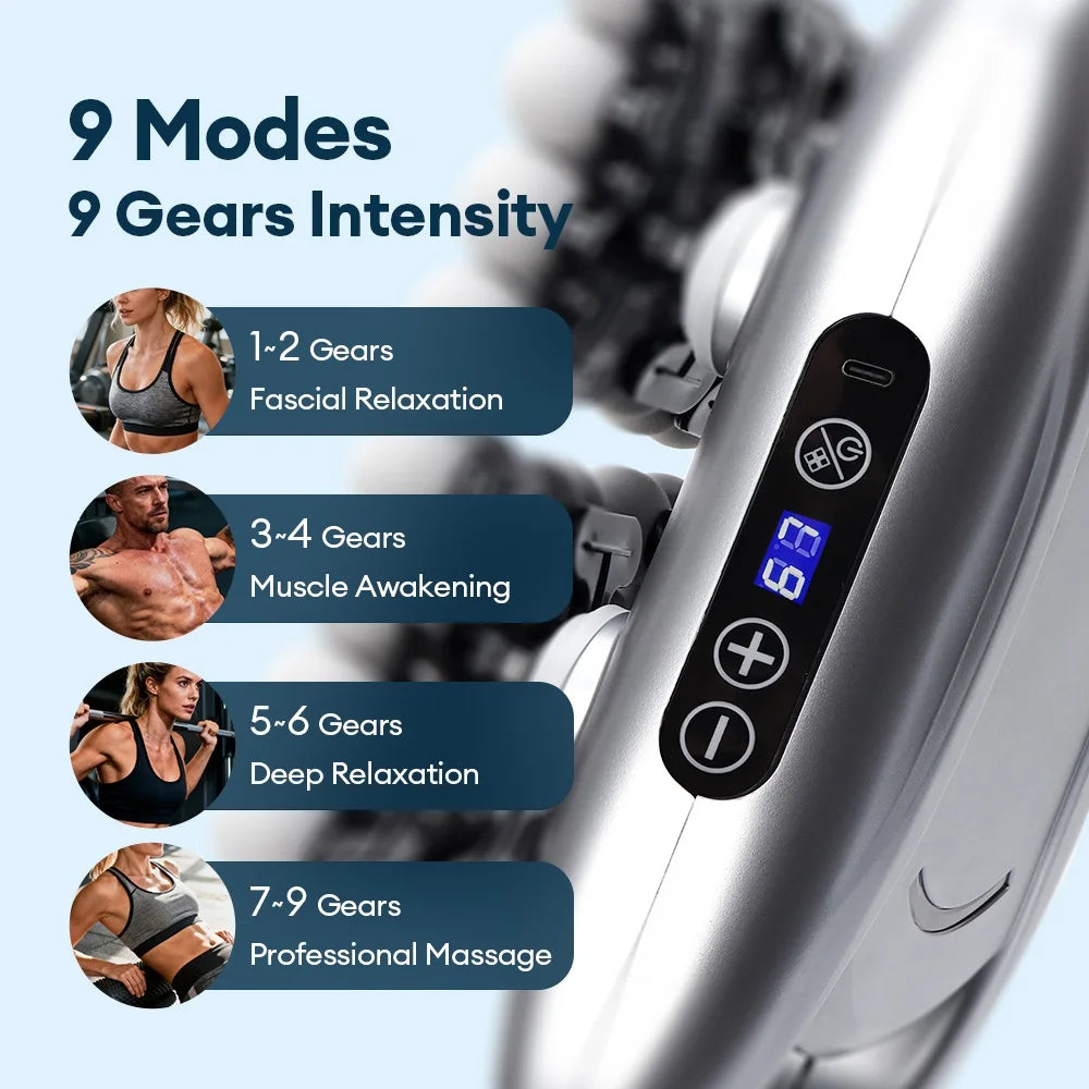Deep Tissue Muscle Massage Gun | 48 Heads | Silent Electric Massager Back Massage Instrument Tidesmit