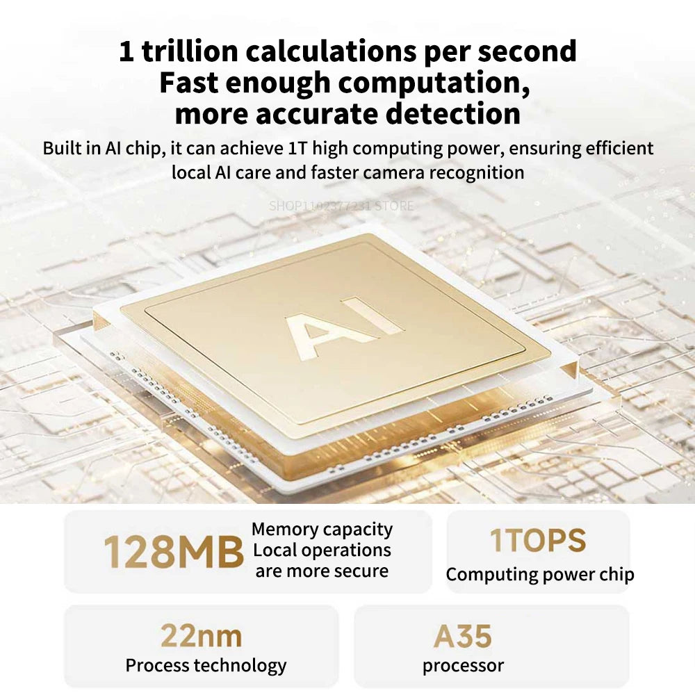 Xiaomi Smart Camera C300 Dual Lens PTZ 360° AI Detection 3 Million Pixels Full Color Night Vision WiFi 6 Home Security Mi Home C