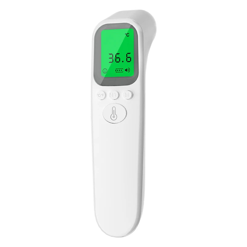 JUSTLANG Forehead Digital Thermometer LED Non Contact Infrared Medical Thermometer Body Temperature Fever for Baby Adults