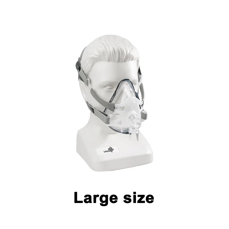 BMC Original F1A CPAP Mask Full Face Mask With Headgear For CPAP BiPAP Machine Apnea Mask With Cleaning Brush High Quality