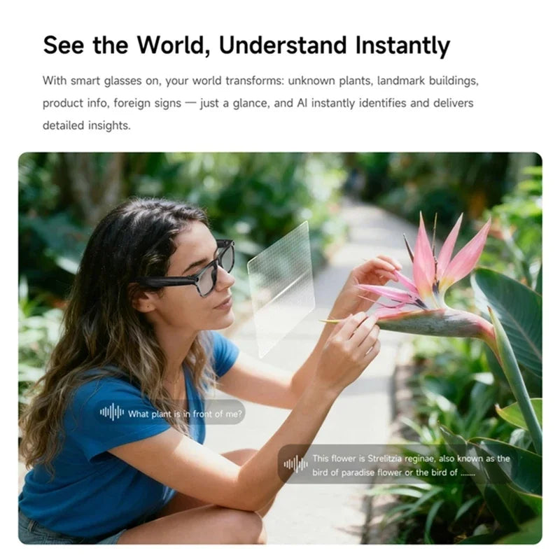 Smart Glasses with HD Camera & Bluetooth Audio - Tidesmit Tidesmit