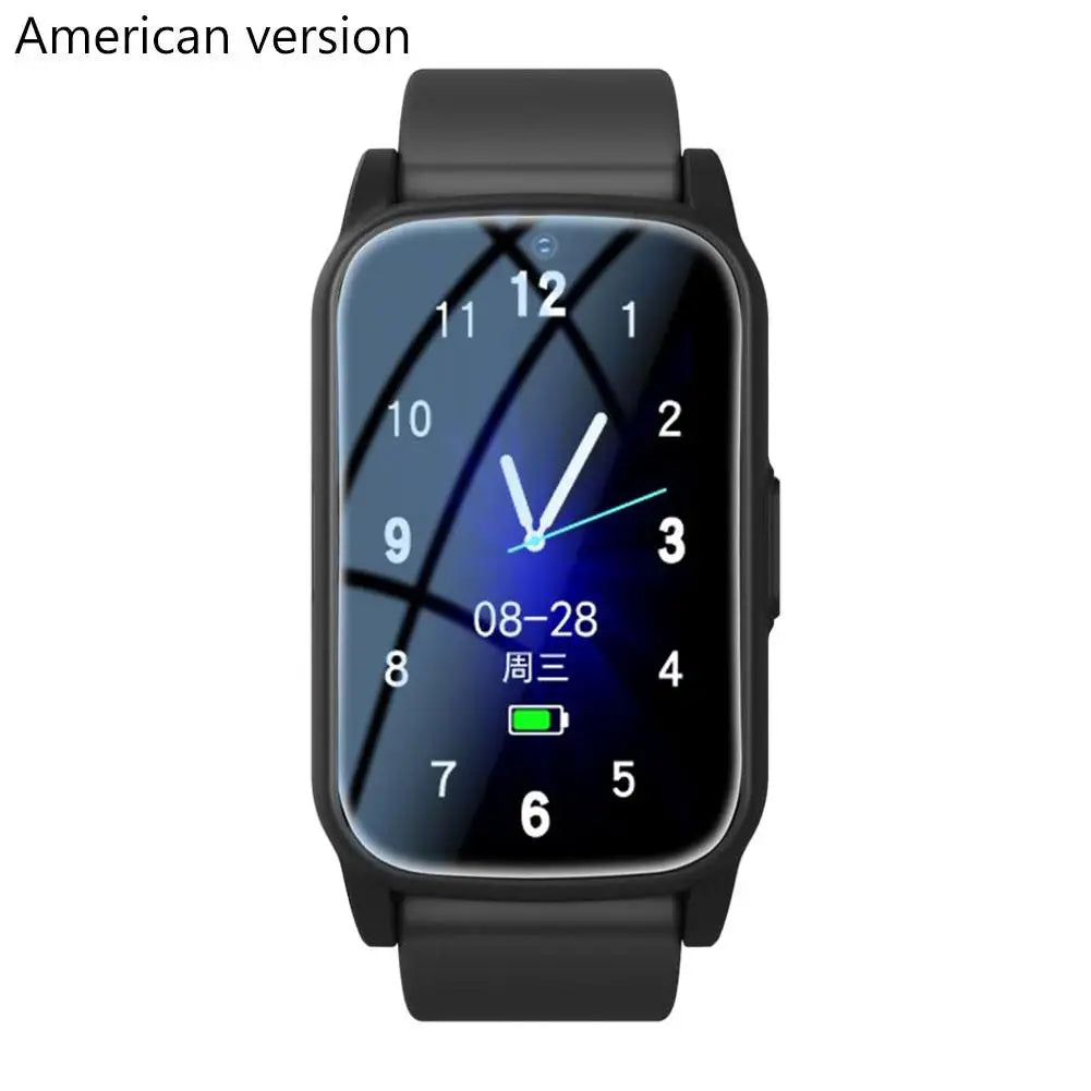 Elderly Smart Watch With Fall Detection GPS Tracking SOS Alert HD Video Call Waterproof Fitness Heart Rate Monitor For Seniors