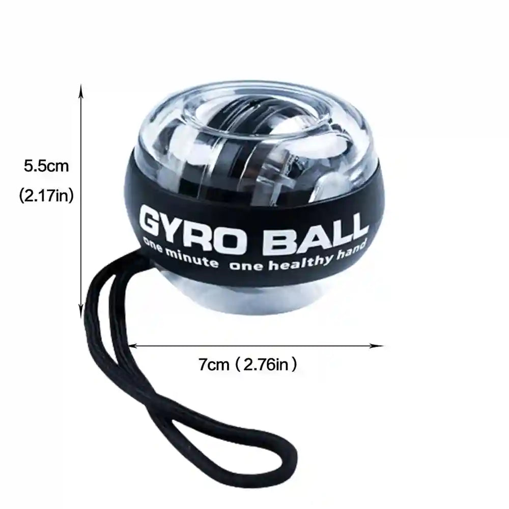 Wrist Strengthener Gyro Ball - Self-Starting Powerball for Forearm Grip Massage Roller Tidesmit