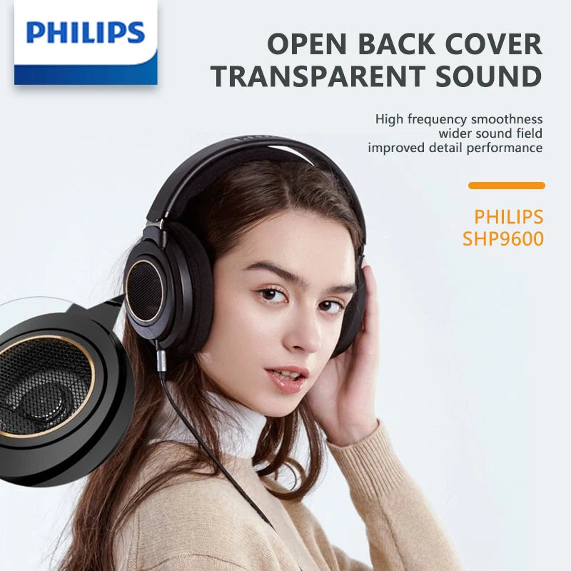Wired Open-Back Studio Headphones for Professional Monitoring - Black Tidesmit