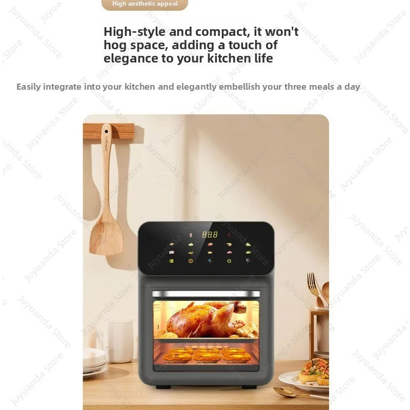 2026 New Air Fryer Large Capacity Touch Screen Visual Household Multifunctional Electric Oven