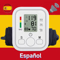Spanish Voice Arm Automatic Blood Pressure Monitor BP Sphygmomanometer Pressure Meter Tonometer for Measuring Arterial Pressure