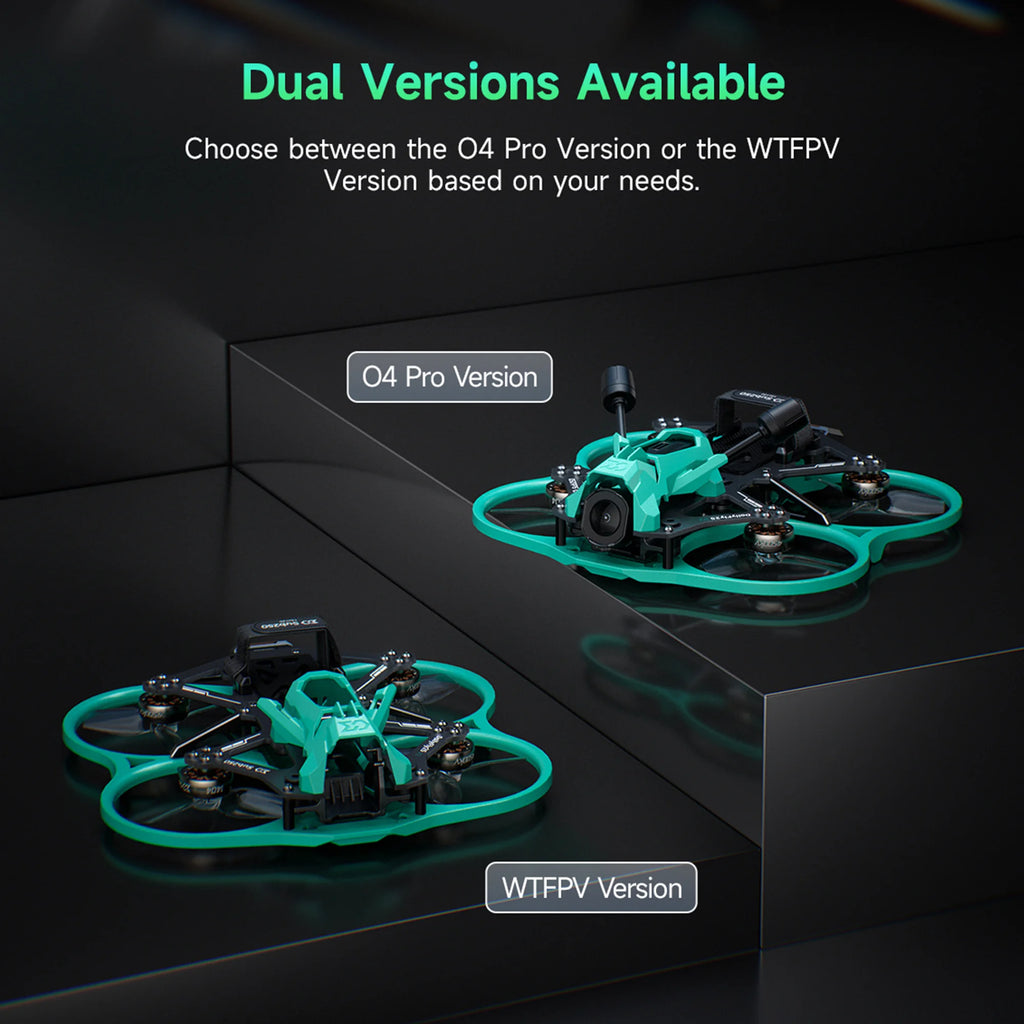 2.5 Inch CineWhoop FPV Drone with 4K 120fps Camera and GPS Tidesmit