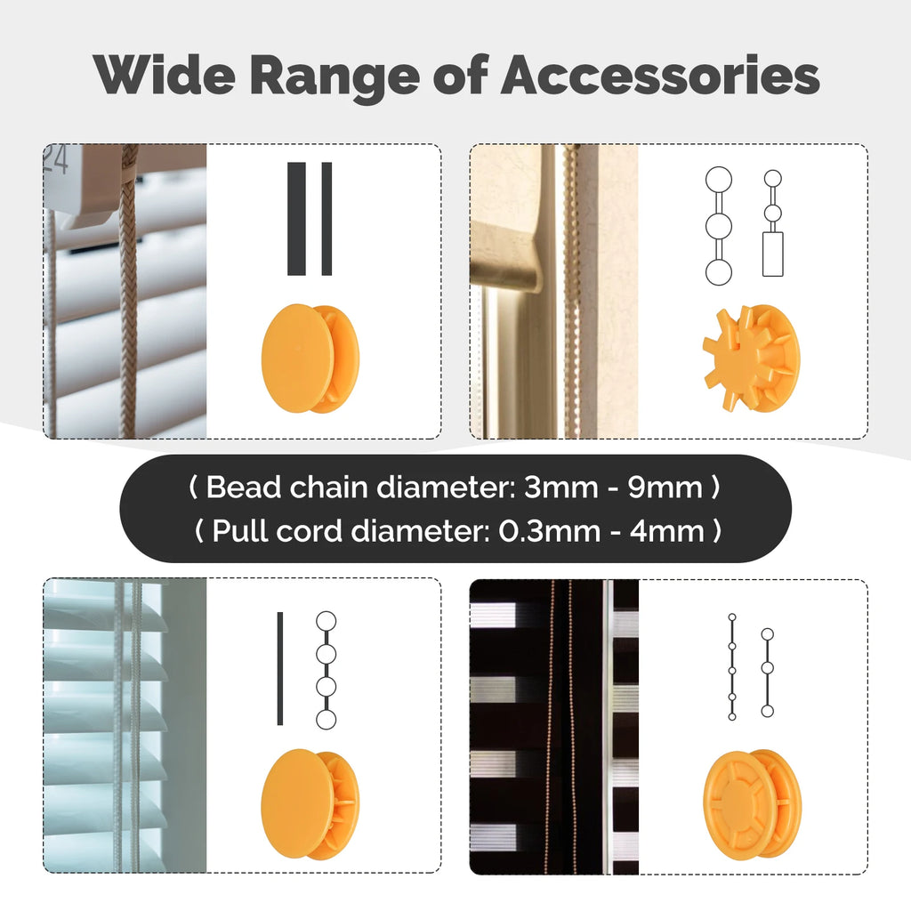 Tuya WiFi Smart Curtain Motor, MOES Electric Roller Blinds Driver, Alexa Google Home Voice Control, Automatic Pull Cord Chain