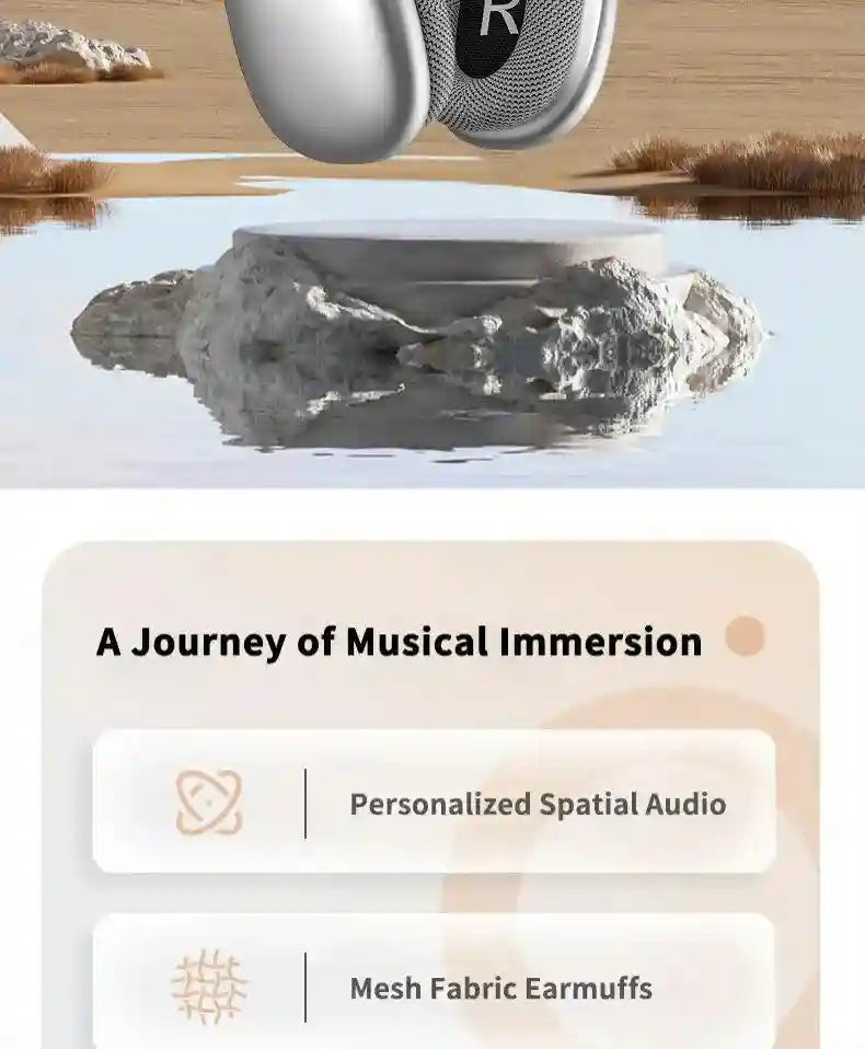 Tidesmit Wireless Over-Ear Headphones with Active Noise Cancellation Tidesmit