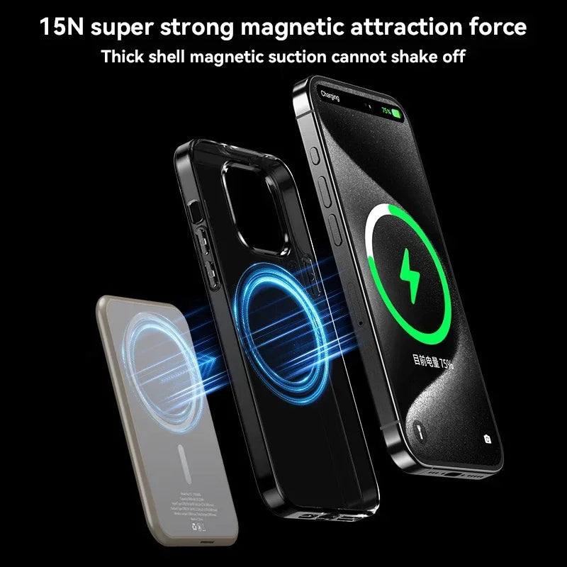 Magnetic Wireless Power Bank 5000mAh - 20W PD Fast Charging Portable Charger Tidesmit