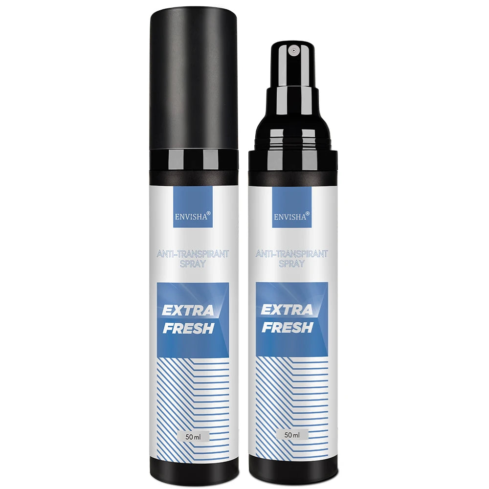 Tidesmit ENVISHA antiperspirant spray for underarm sweat control, odor removal, and lasting fresh body fragrance.