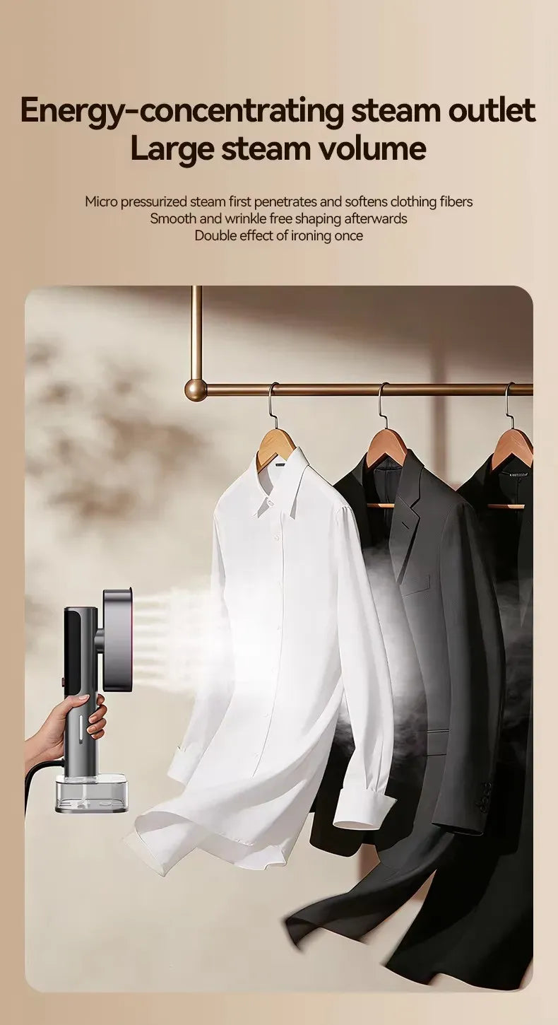 Tidesmit Handheld Fabric Clothes Steamer 220ml