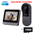 New Waterproof Wireless Doorbell Camera 4.3in IPS Screen 1080P Video Intercom Doorbell Home Security Door Bell IR Night Vision