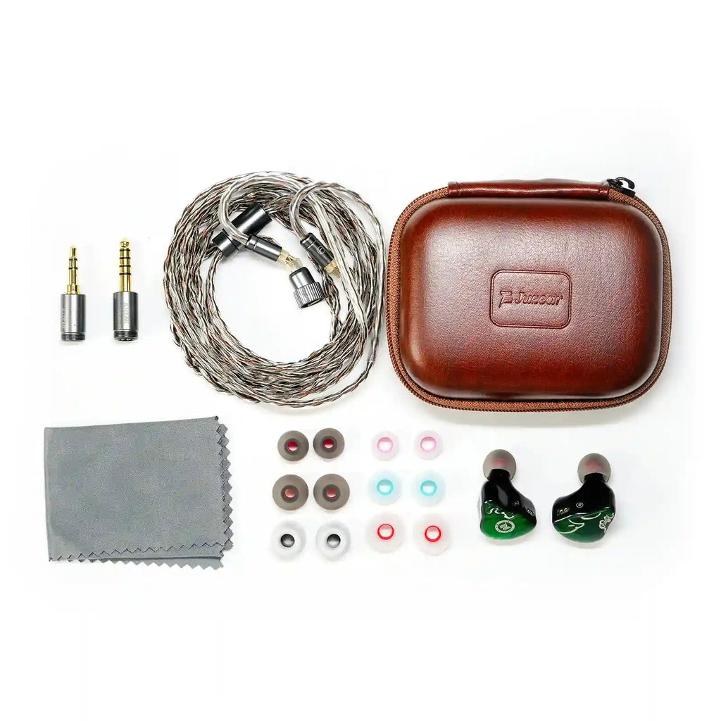 Juzear Defiant Hybrid In-Ear Monitors - 1DD+3BA Pro Studio Audio Tidesmit