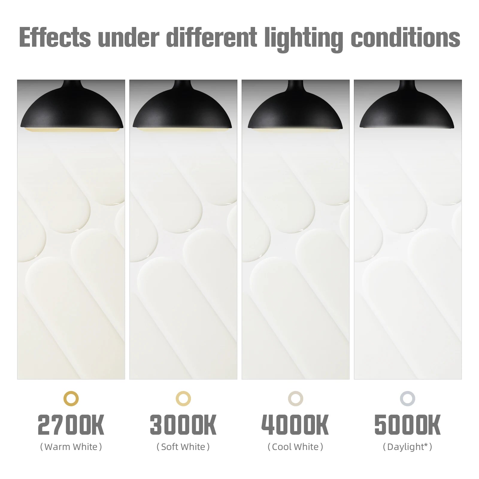 5/10/20PCSWhite Oval 3D Peel and Stick Backsplash Tiles, Waterproof Self Adhesive Wall Stickers for Kitchen Bathroom