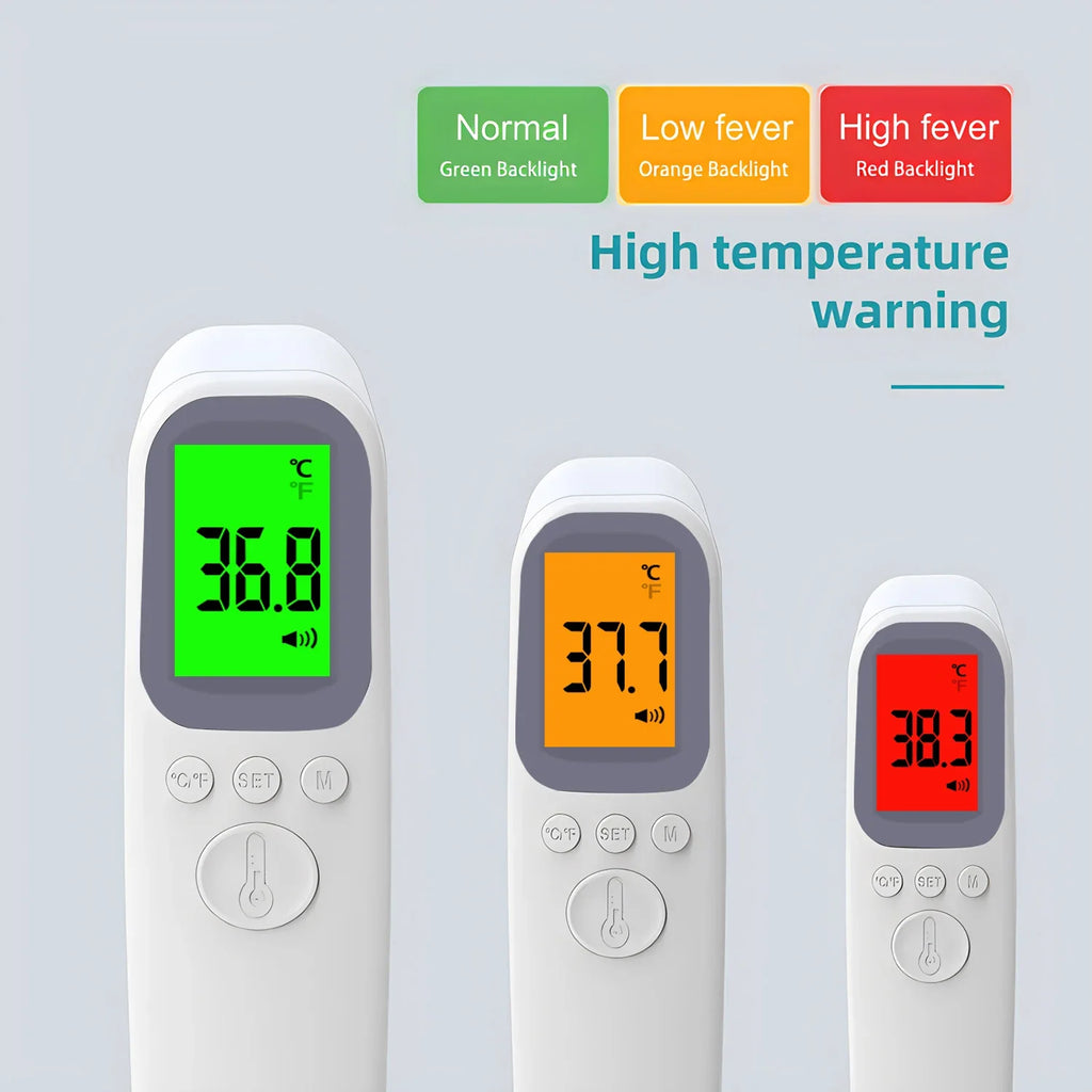 Digital Infrared Thermometer Forehead Body Non-Contact Fever Thermometers Or Medical Portable Finger Pulse Oximeter Blood Oxygen