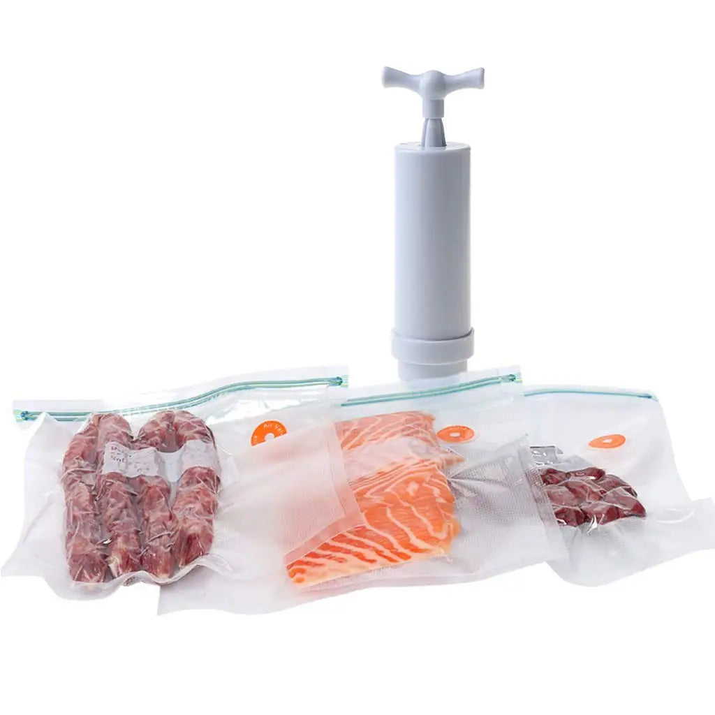 Pump Storage Pouch Vacuum Sealer Machine Manual Pump Vacuum Bag Suction Air Pump TOP Quality Food Seal Storage Pouch Compression