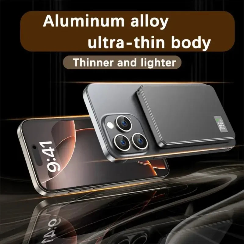 Magnetic Wireless Power Bank 50000mAh 120W Fast Charge for Devices Tidesmit