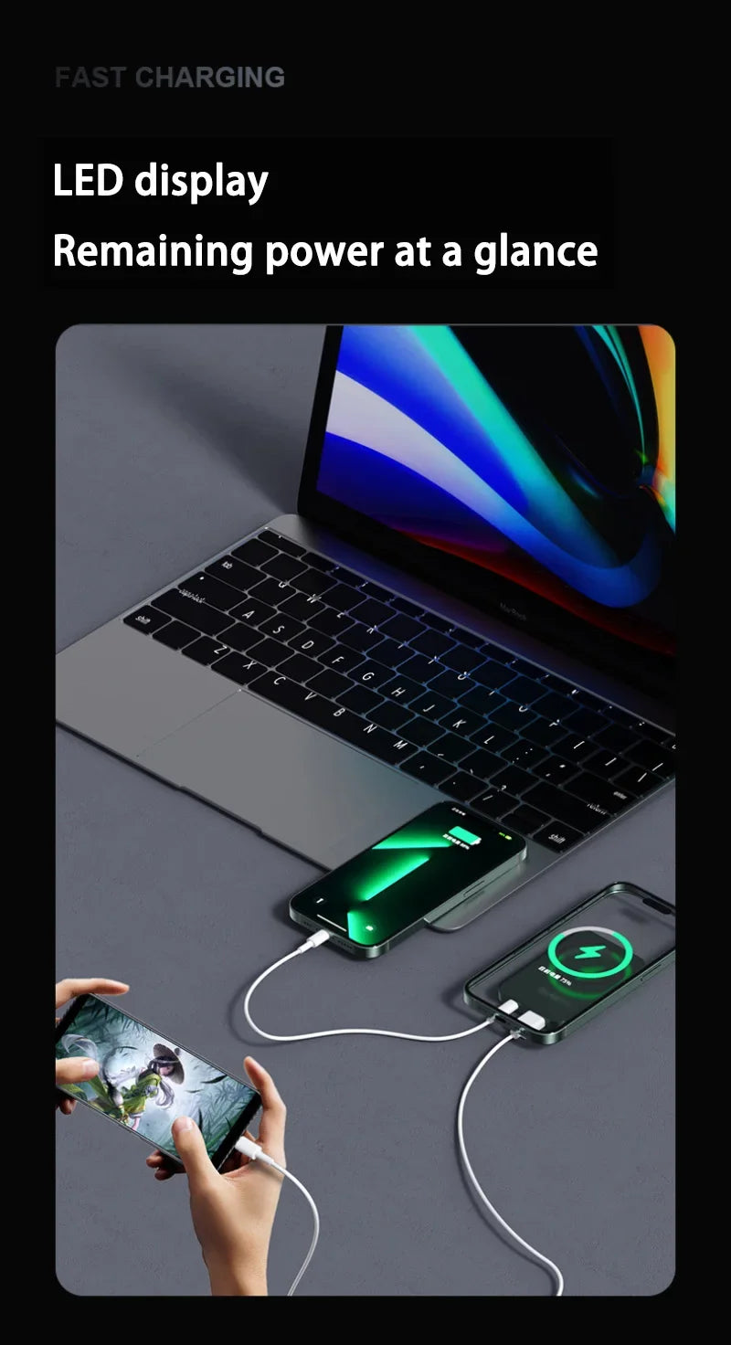 Tidesmit Magnetic Portable Charger - High Capacity Fast Power Bank Tidesmit