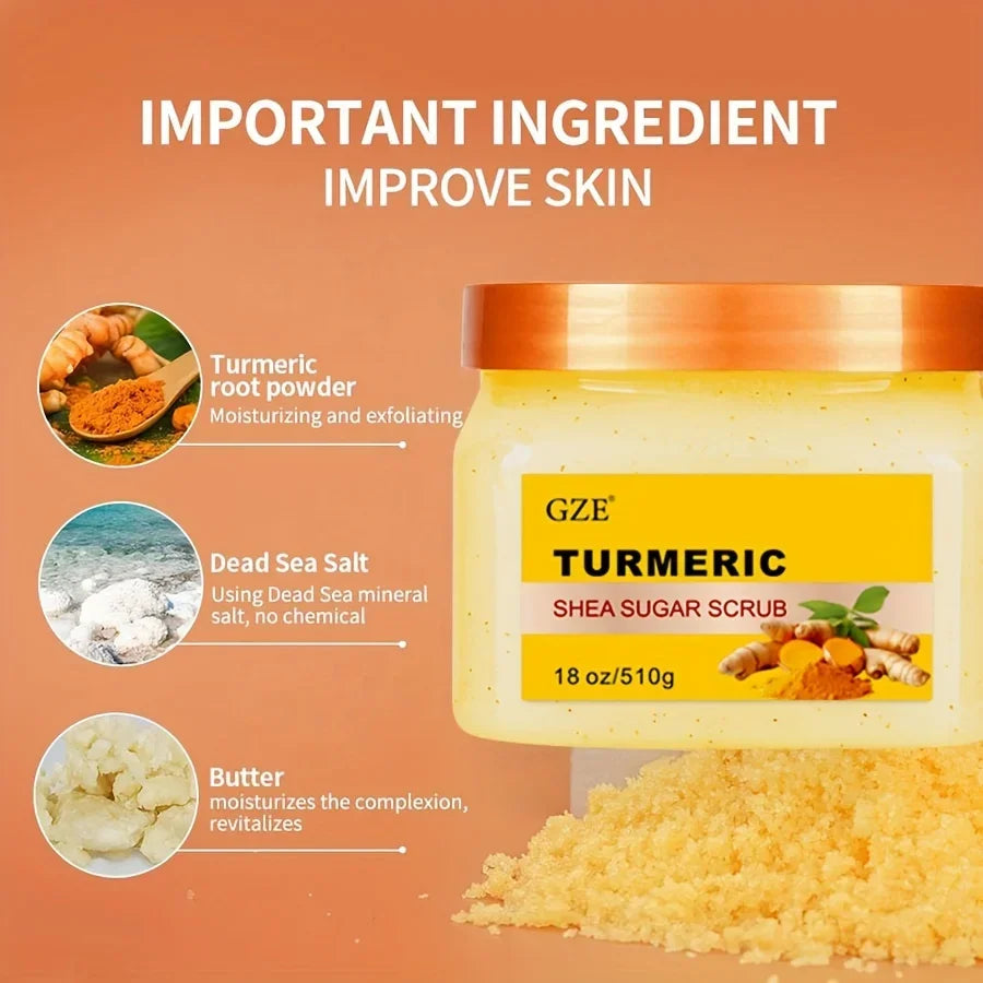 Shea Sugar Body Scrub | Salon-Quality Exfoliating Polish by Tidesmit Scrubs Treatments Tidesmit