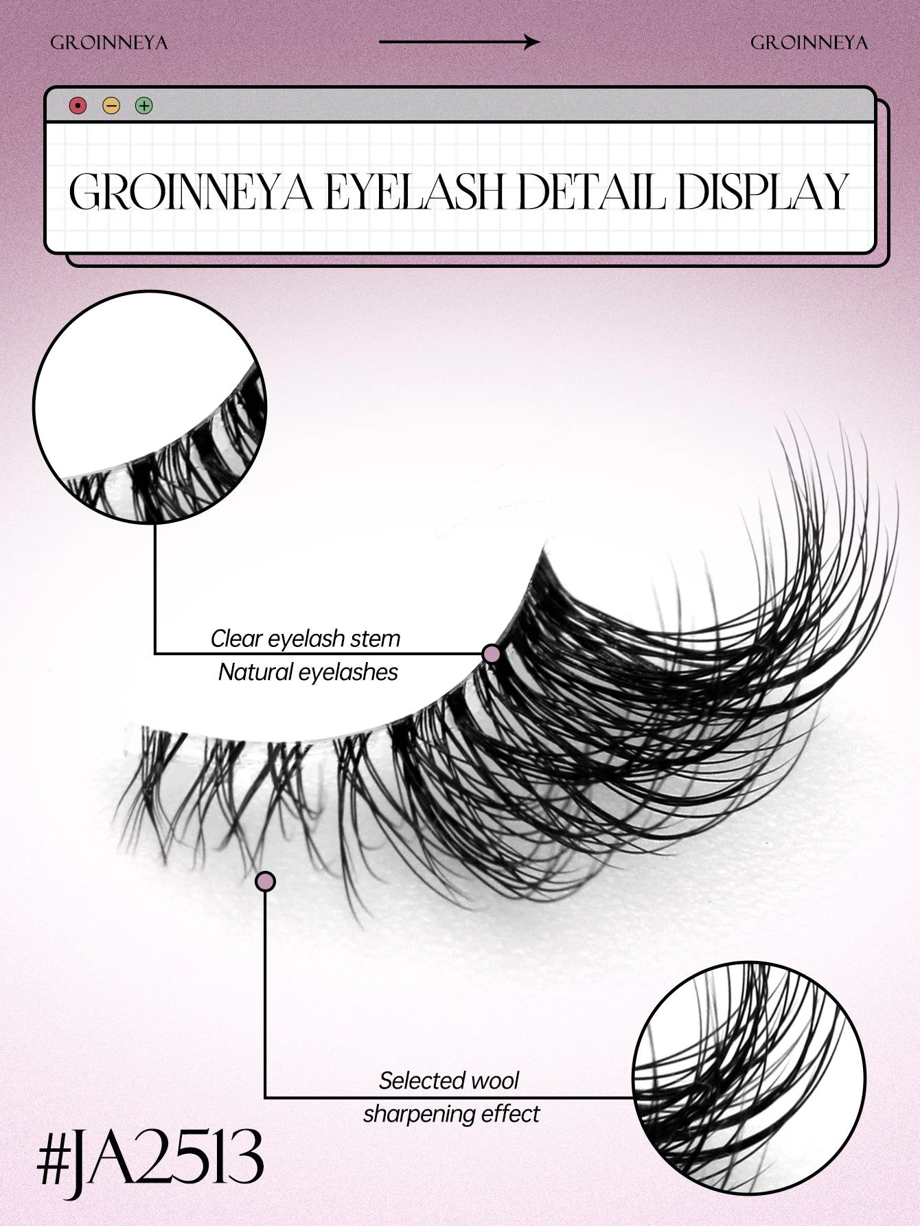 Half Lashes Natural Look Faux Mink Wispy Eyelashes with Clear Band False Eyelashes Tidesmit