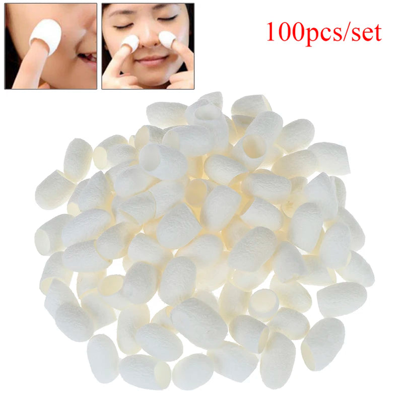 Silkworm Balls for Face – Natural Exfoliating Silk Cocoons – 100 Pack Scrubs Treatments onesize Tidesmit